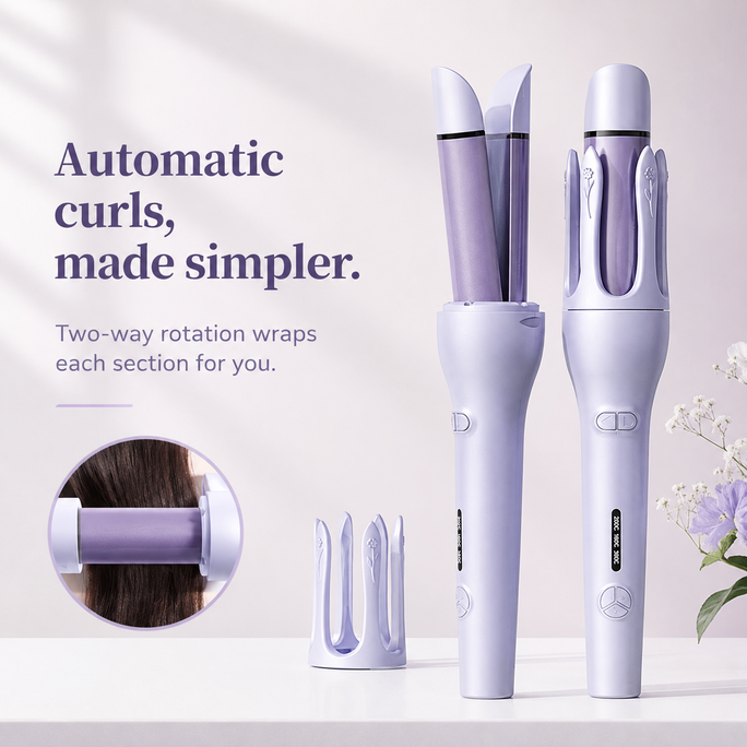 CurlMotion automatic curler hero