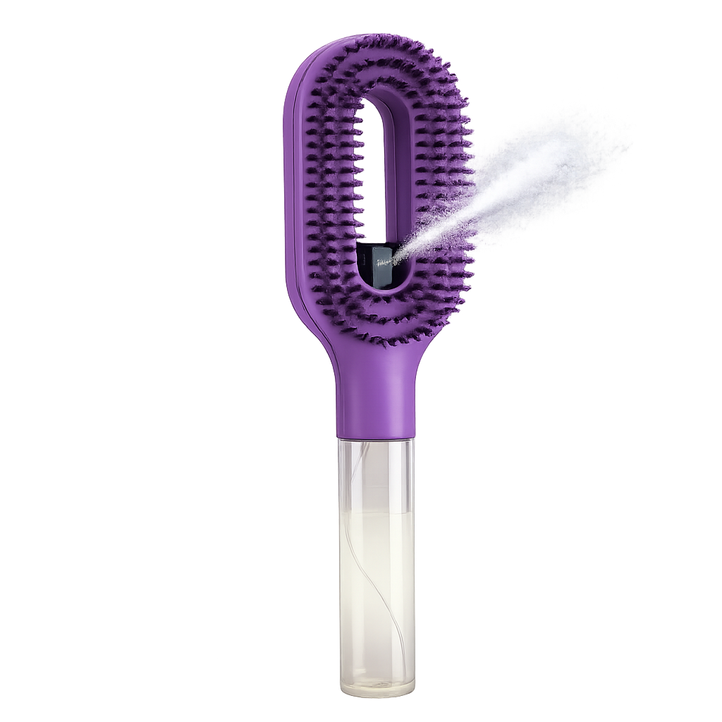 Presura MistComb — 2-in-1 Spray & Massage Brush