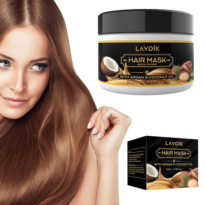 Deep nourishing hair mask in a 50 ml tub