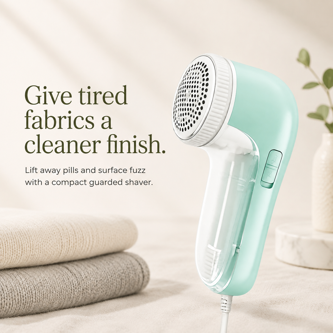 FabricFresh Compact electric fabric shaver hero